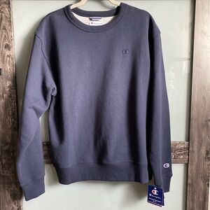 Champion mens navy blue sweatshirt size Medium